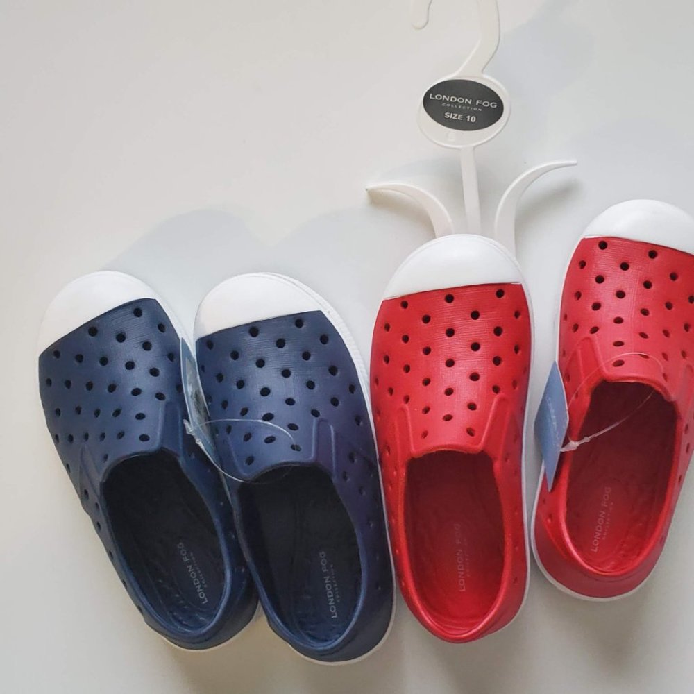 London Fog Little Kids Bayswater Closed Toe Slip-O